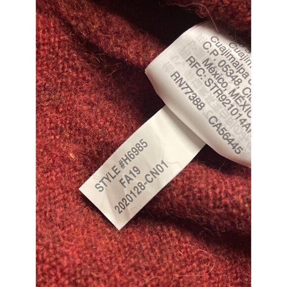 Madewell Women's Sweater Wrap Front Coziest Yarn Pullover Wool Alpaca Medium - Picture 9 of 9
